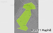 Physical 3D Map of Vargashinskiy, desaturated