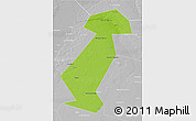 Physical 3D Map of Vargashinskiy, lighten, desaturated