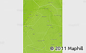 Physical 3D Map of Vargashinskiy
