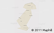 Shaded Relief 3D Map of Vargashinskiy, single color outside
