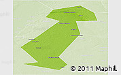 Physical Panoramic Map of Vargashinskiy, lighten