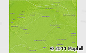 Physical Panoramic Map of Vargashinskiy