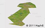 Satellite Panoramic Map of Vargashinskiy, cropped outside