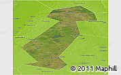 Satellite Panoramic Map of Vargashinskiy, physical outside