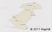 Shaded Relief Panoramic Map of Vargashinskiy, cropped outside