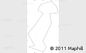 Blank Simple Map of Vargashinskiy, cropped outside, no labels