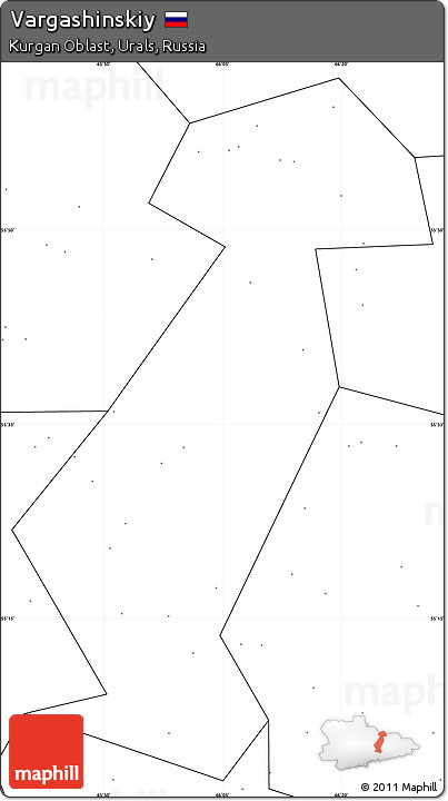 Blank Simple Map of Vargashinskiy, no labels