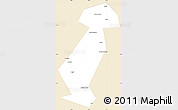 Classic Style Simple Map of Vargashinskiy, single color outside