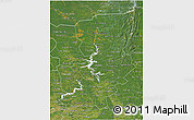 Satellite 3D Map of Perm Krai
