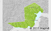 Physical 3D Map of Chastinskiy, lighten, desaturated
