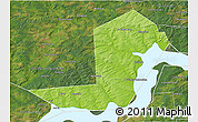 Physical 3D Map of Chastinskiy, satellite outside