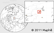 Blank Location Map of Chastinskiy