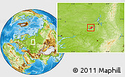 Physical Location Map of Chastinskiy