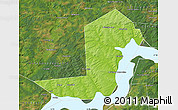 Physical Map of Chastinskiy, satellite outside