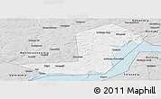 Silver Style Panoramic Map of Chastinskiy