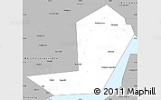 Gray Simple Map of Chastinskiy