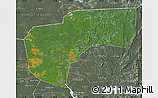 Satellite Map of Cherdynskiy, semi-desaturated
