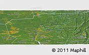 Satellite Panoramic Map of Cherdynskiy