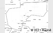 Blank Simple Map of Cherdynskiy