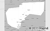 Gray Simple Map of Cherdynskiy