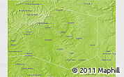 Physical 3D Map of Chernushinskiy