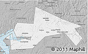 Gray 3D Map of Chusovskoy