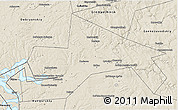 Shaded Relief 3D Map of Chusovskoy
