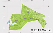 Physical Map of Chusovskoy, cropped outside