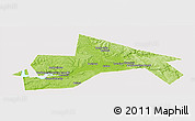 Physical Panoramic Map of Chusovskoy, cropped outside