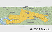 Savanna Style Panoramic Map of Chusovskoy