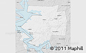 Silver Style 3D Map of Dobryanskiy