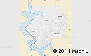 Classic Style Map of Dobryanskiy, single color outside