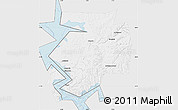 Silver Style Map of Dobryanskiy, single color outside