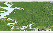 Satellite Panoramic Map of Dobryanskiy