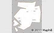 Gray Simple Map of Dobryanskiy, cropped outside