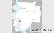 Gray Simple Map of Dobryanskiy