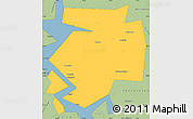 Savanna Style Simple Map of Dobryanskiy