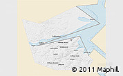 Classic Style 3D Map of Ilyinskiy, single color outside
