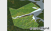 Satellite 3D Map of Ilyinskiy, darken