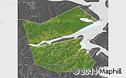 Satellite 3D Map of Ilyinskiy, desaturated
