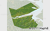 Satellite 3D Map of Ilyinskiy, lighten