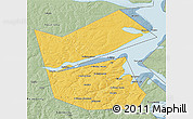 Savanna Style 3D Map of Ilyinskiy