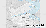 Silver Style 3D Map of Ilyinskiy