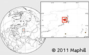 Blank Location Map of Ilyinskiy