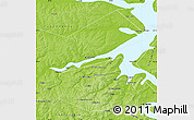 Physical Map of Ilyinskiy