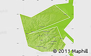 Physical Map of Ilyinskiy, single color outside