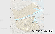 Shaded Relief Map of Ilyinskiy, lighten