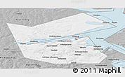 Gray Panoramic Map of Ilyinskiy