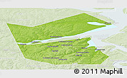 Physical Panoramic Map of Ilyinskiy, lighten