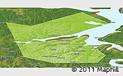 Physical Panoramic Map of Ilyinskiy, satellite outside